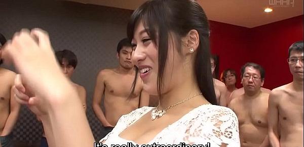  Subtitled Japanese Miki Sunohara epic sex party striptease